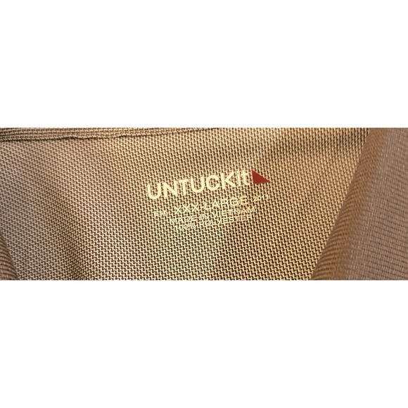 UNTUCKit Men’s Gray Short Sleeve Polo Shirt – Size XXXL - Picture 6 of 6